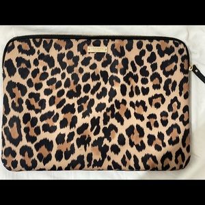 Kate Spade Leopard Laptop Sleeve